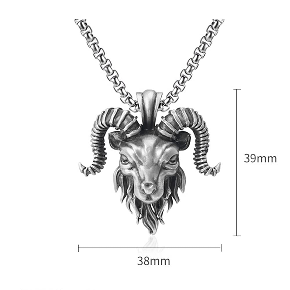 Amazon.co.jp: バイキングヴィンテージゴートペンダント