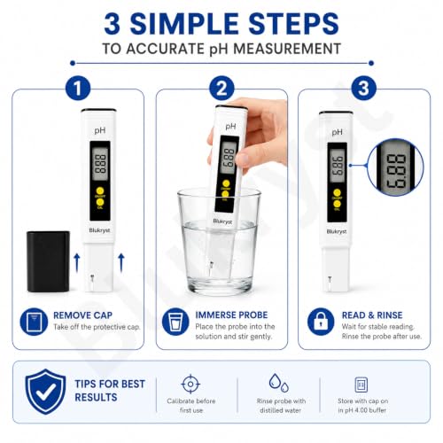 Image of Digital pH Meter for Water Testing PH-01 ATC ABS Tester