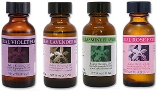 Bakto Flavors Combo Pack 1-ounce Bottles, Pack of 4 - VIOLET, LAVENDER, ...