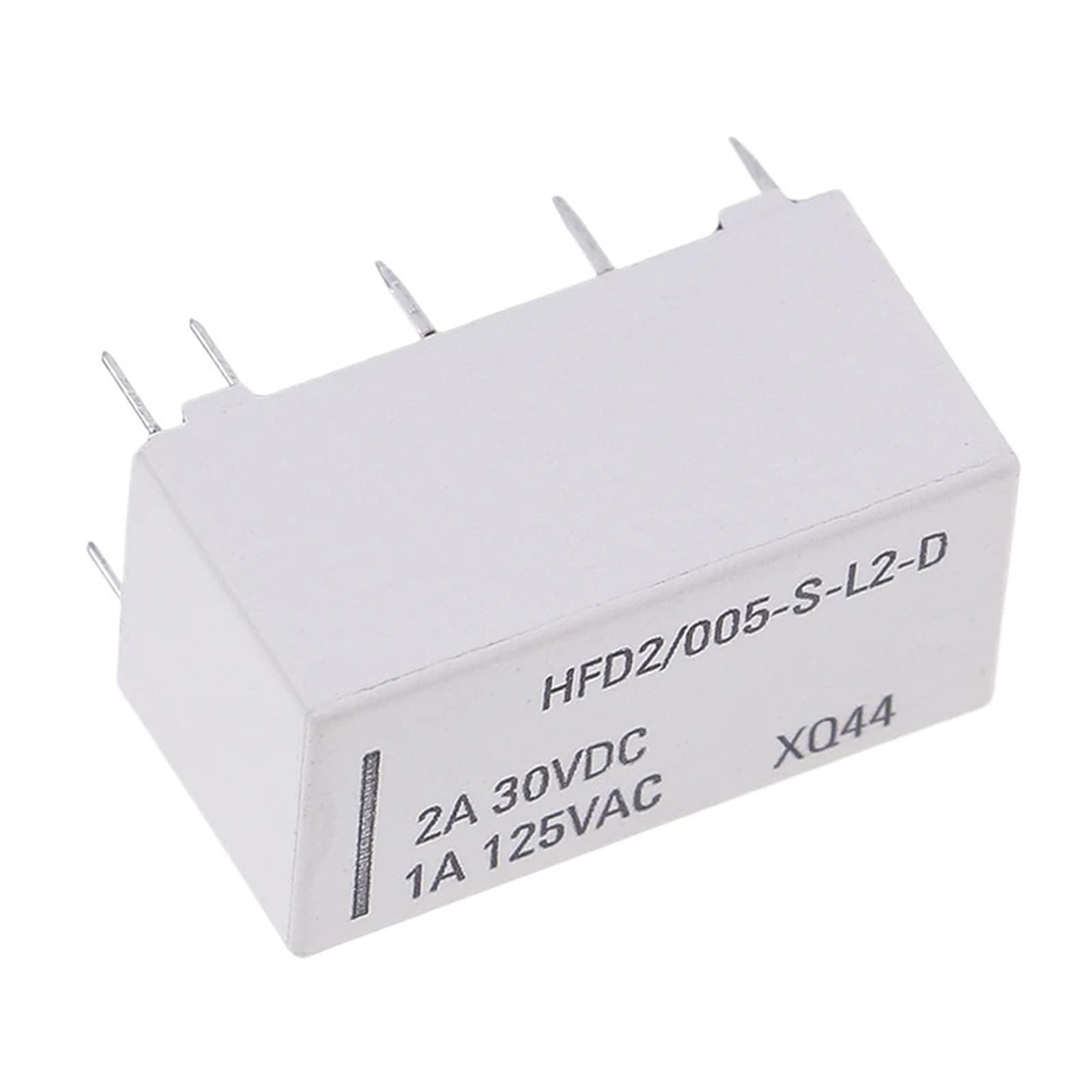 Relé biestable 12V DPDT interruptor electromagnético HFD2/005-S-L2-D de dos posiciones