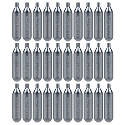30 Pack 16 Gram Unthreaded CO2 Cartridges for Gallo Drain Gun HVAC Drain Line Cleaner Tool CO2 Drains Gun Cartridges