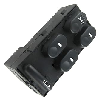 Driver Side Master Power Window Switch 5Pin + 7Pin 10433029 Fit for Buick Century/Regal 1997-2005 19244641 SD21-007 Window Switch