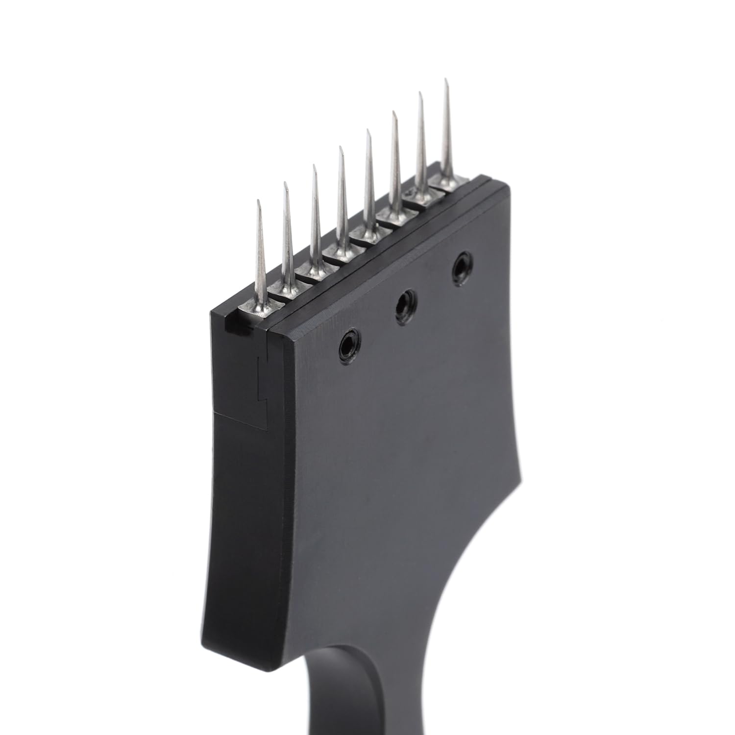 WUTA Perforatrice rimovibile per cuoio, versatile e versatile, set di strumenti per cuoio, punzone per cuoio, punzone per cuoio, punzone per cuoio, punzone per lavori fai da te (set da 3,38 mm + 3,85