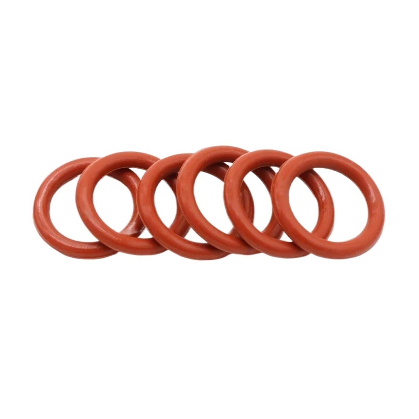10 Uds. Junta de anillo silicona roja CS 4mm OD 12~200mm O junta tórica goma VMQ surtido herramientas Hvac(OD 185mm ID 177mm)