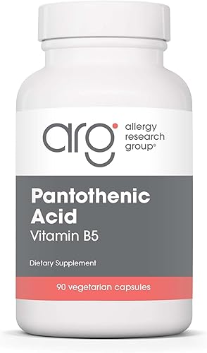 Allergy Research Group Ácido Pantoténico, 500 Miligramos - 90 Cápsulas