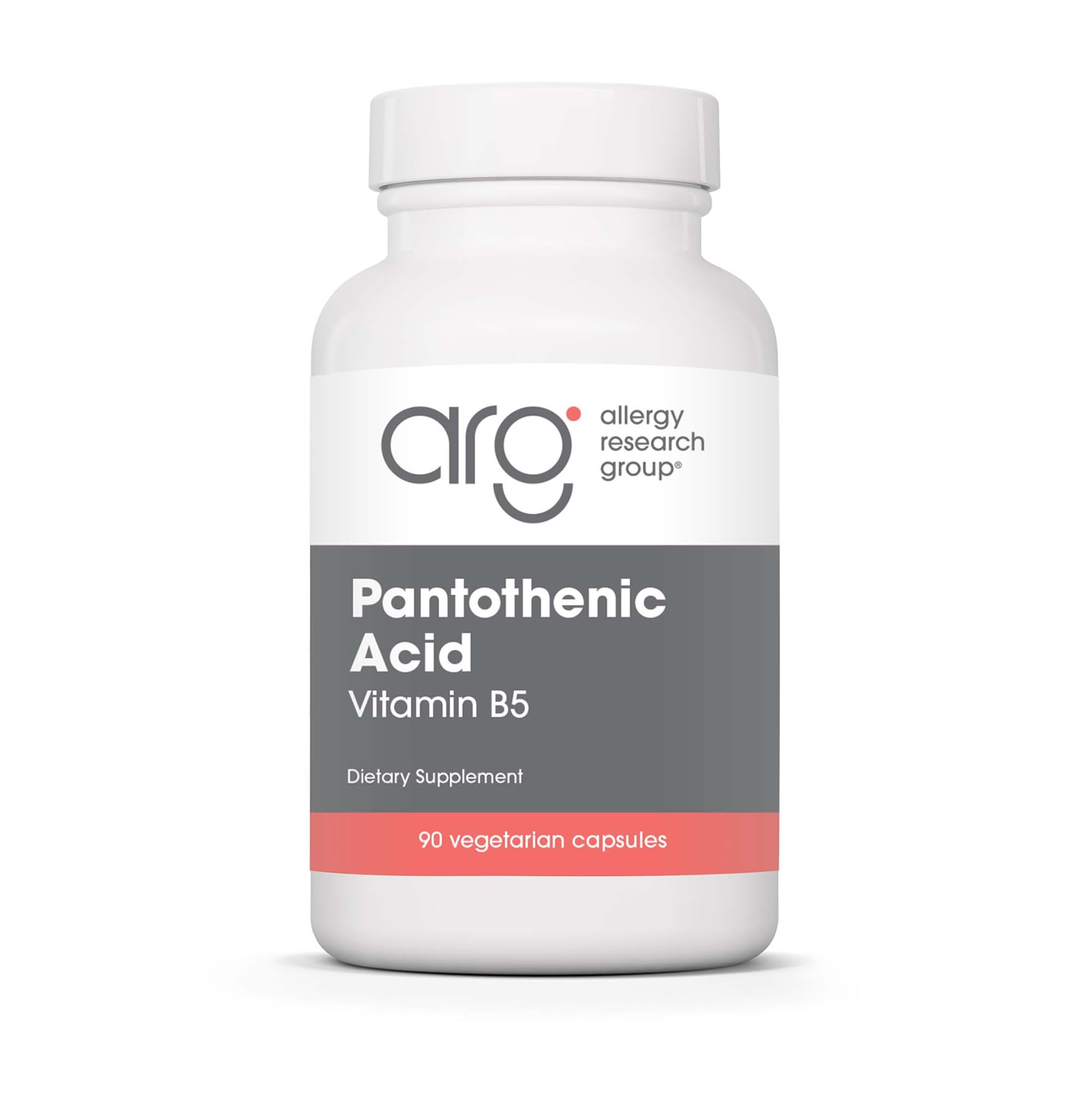 ARG Pantothenic Acid 500 mg Vitamin B5, Metabolic, 90 Count