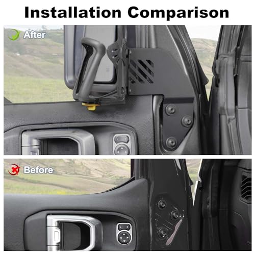 Portavasos de puerta delantero para Jeep JL lado conductor miniatura 2