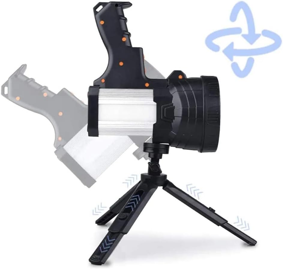 充電式懐中電灯作業 10000 MAh 耐久性のあるポータブル懐中電灯 楽新商店 / 「P20倍 2年保証 送料無料」懐中電灯 led 小型  照射範囲800m 充電式 10000ルーメン 一人キャンプ IPX67防水 防塵・防滴 26650バッテリー ズーム式 5モード 軽量 ハンディライト  フラッシュライト ...