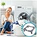 Homoyoyo Adjustable Appliance Stand Base Movable Washing Machine and Refrigerator Holder with Strong Stability Easy Cleaning and Anti-slip Design Mini Appliance Support for Increased Height