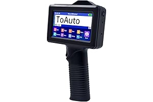 TOAUTO Portable Handheld Inkjet Printer for Clothes with Smart LED Display