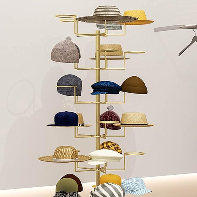 Amazon｜帽子ハンガー 帽子掛け メタルハットキャップディスプレイ