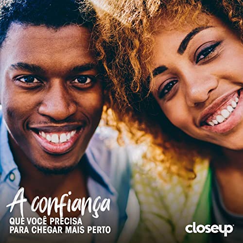 Close Up Creme Dental com flúor Closeup Triple Menta Americana 70g, Branco