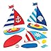 Baker Ross Kits de voiliers en mousse (lot de 3) - Kits créatifs de vacances pour enfants