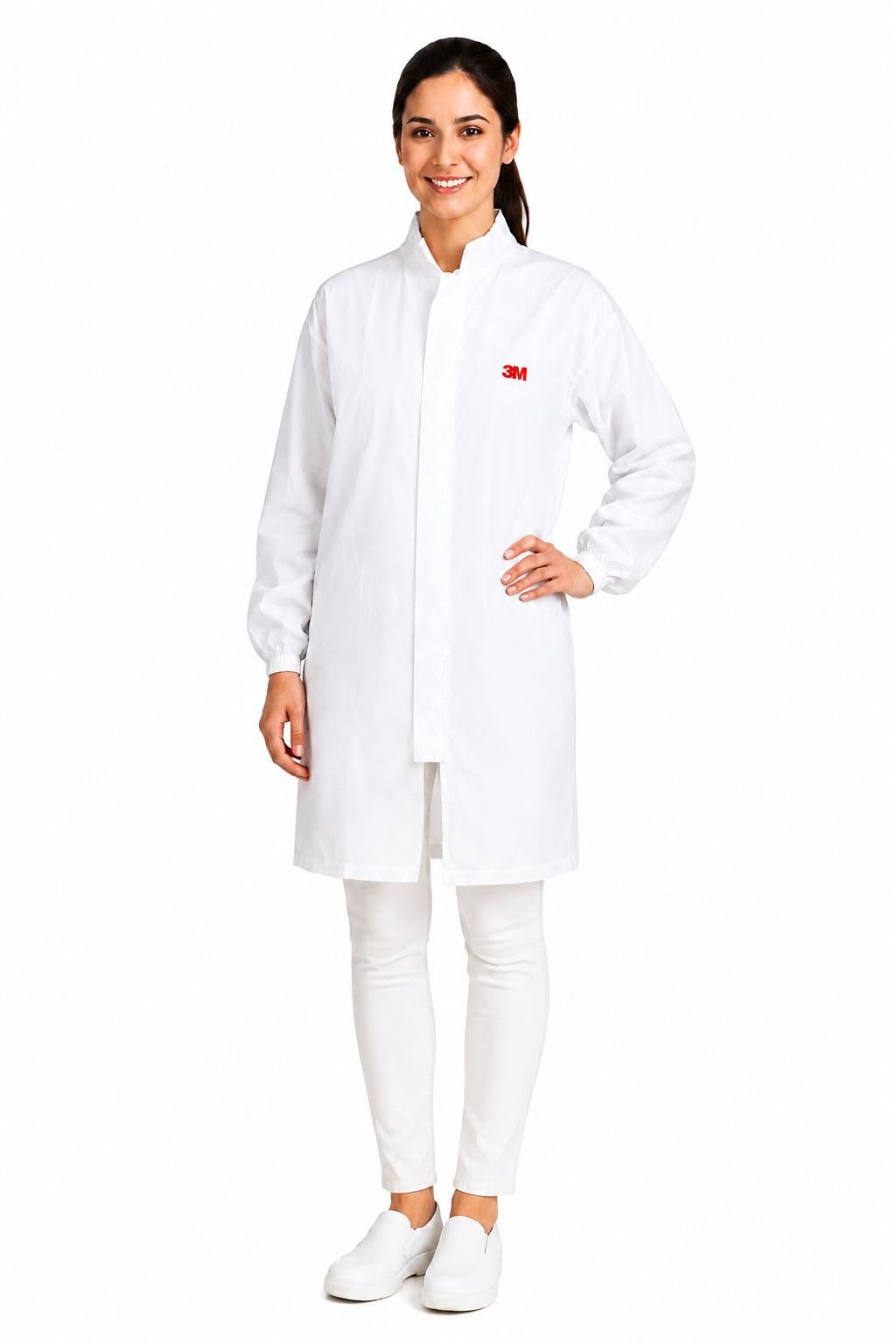 3M Bata de Laboratorio Desechable 4440 Talla M | Antiestática y Transpirable - Pack 50 Unidades
