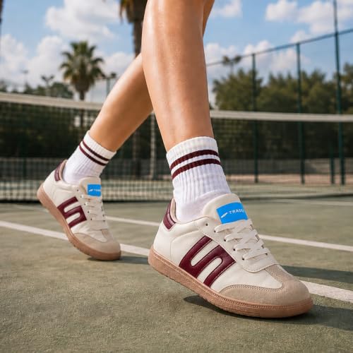 Image of TRASE Casual Sneaker Shoes for Women | Soft Cushioned Insole | Sneakers for Woman | Lightweight | Comfortable | Stylish, Trendy Girls and Women Sneakers with Laces
