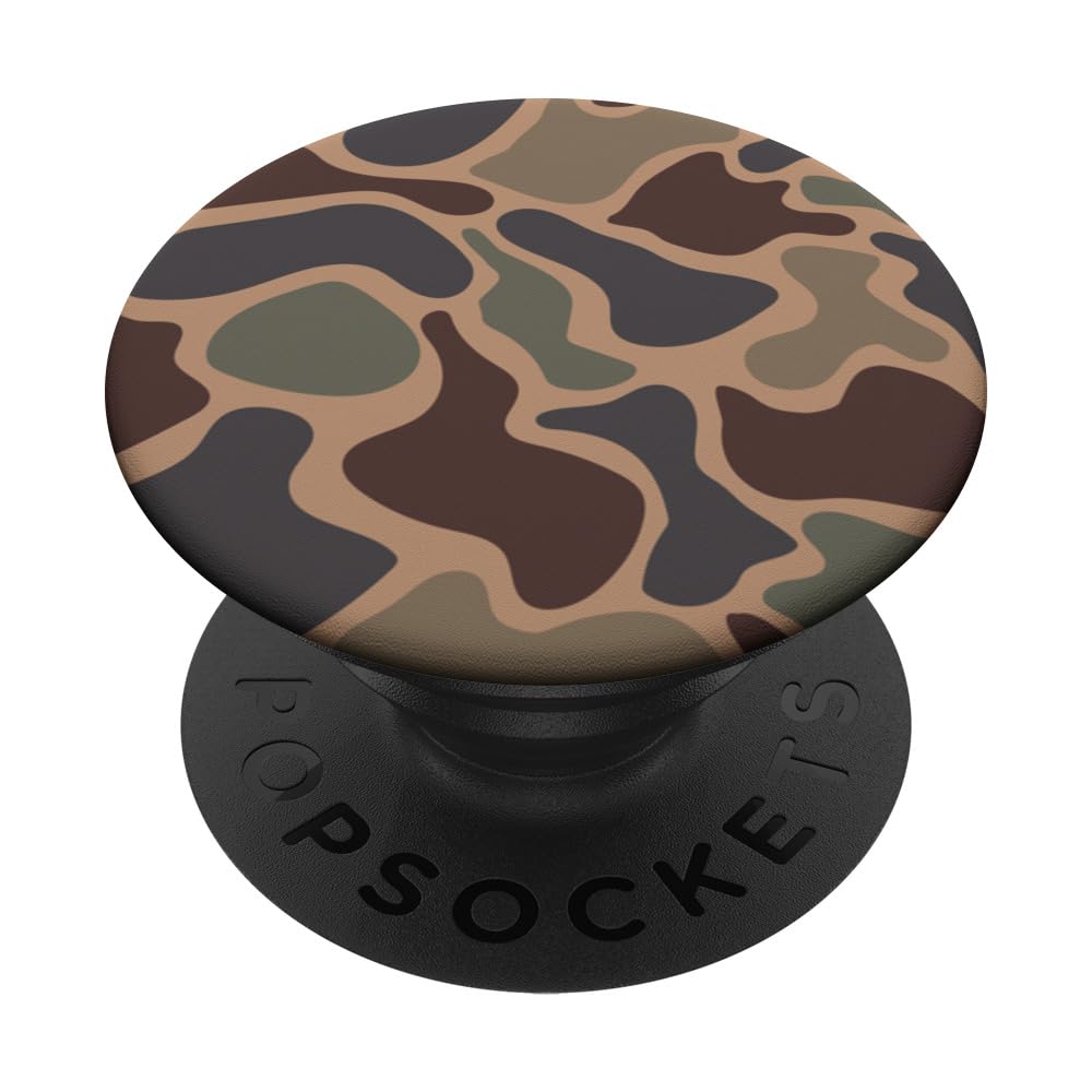 Ozark Timber Vintage Deer Camo Classic Hunting Camouflage PopSockets Adhesive PopGrip