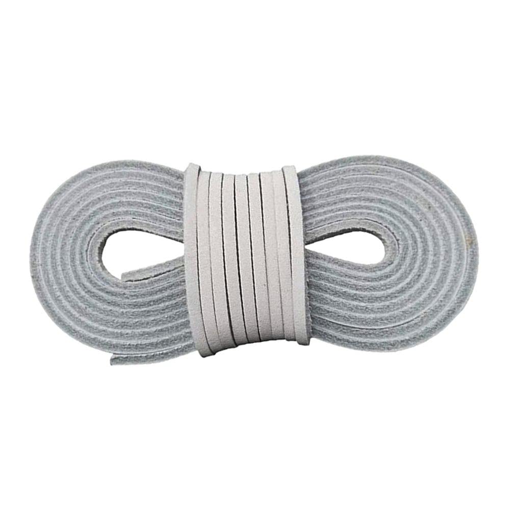 Leather Boot Shoe Laces-easy Sizing Cut to Fit 72 inch Gray Clothing Shoes & Accessories | Unisex Clothing Shoes & Accs | Unisex Accessories | Shoelaces