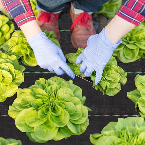 ZJIA 4FT x 50FT Weed Barrier Landscape Fabric 5.8oz Heavy Duty Woven Ground Cloth Cover Weed Block