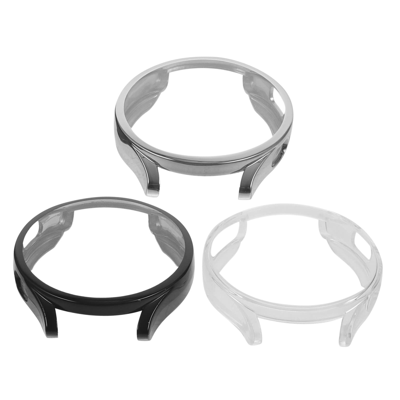 Mikikit Lot De 5 Étuis De Montre en TPU Souple D'écran pour Montre Connectée Coque Remplaçable Anti-Rayures Ajustement Universel 6 Pièces X 5
