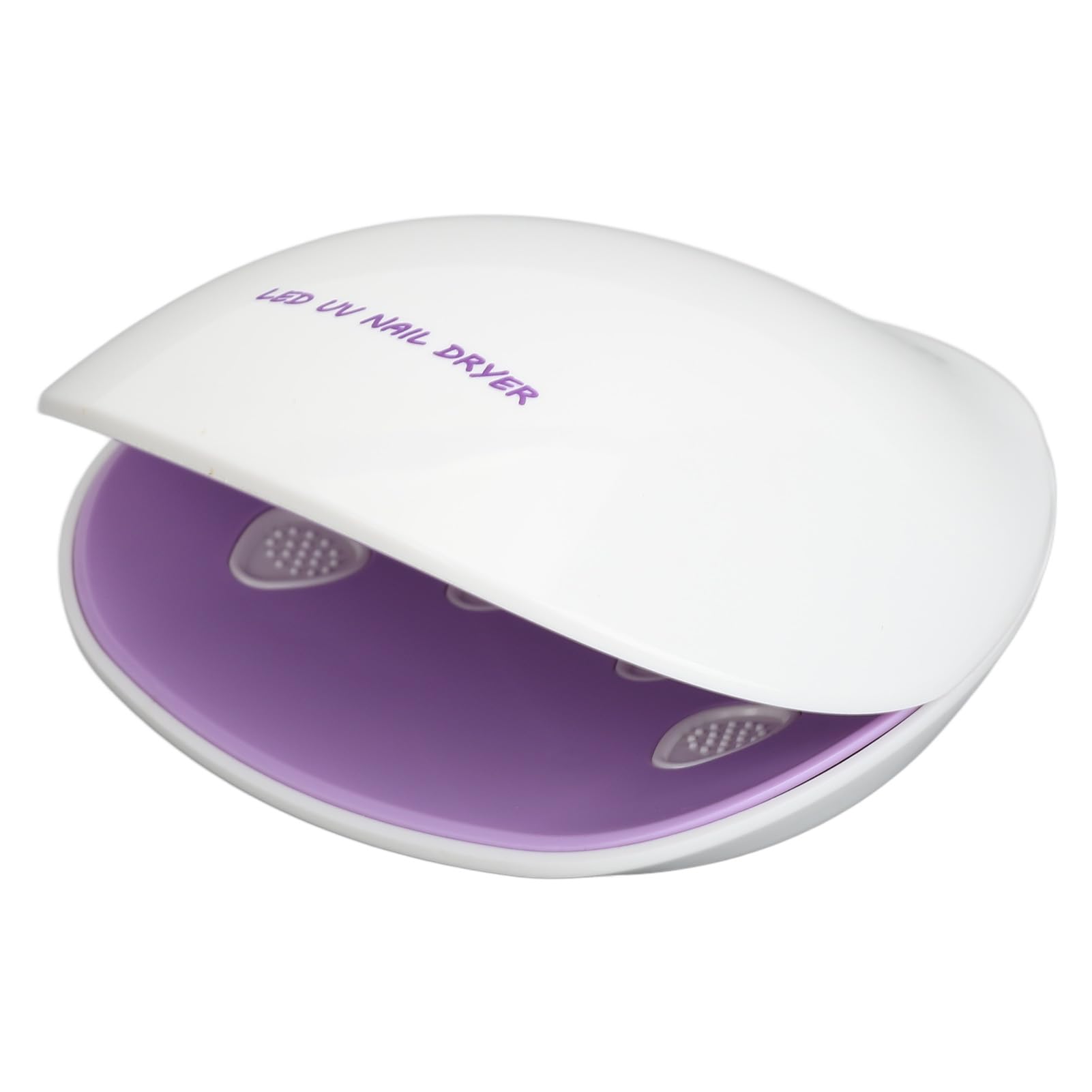 Lampa LED do paznokci 48 W użytku w salonie/domu - utwardzania żelowego lakieru z 4 trybami timera, wyświetlacz LCD, Rozmiar przenośny,Lampa do paznokci(Purple)