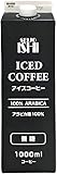訳あり 成城石井 アイスコーヒー 無糖 1000ml×12本 (紙パック)