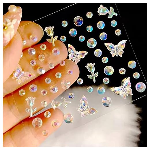 WUIOS Gemas De Rosto Olhos Jóias De Rosto Borboletas Gemas De Corpo Para Crianças Adesivos Club Rave Presente Diy Halloween Maquiagem Traje Tatuagens Temporárias, Grande Preto/Branco