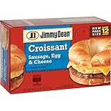 Jimmy Dean Croissant, Sausage, Egg & Cheese, 12Count (2 Pack)