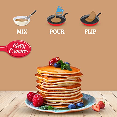 Image of Betty Crocker Pancake Mix | Instant Breakfast Mix | Waffles and Pancake Mix Powder | Original Flavour | Eggless | 250g