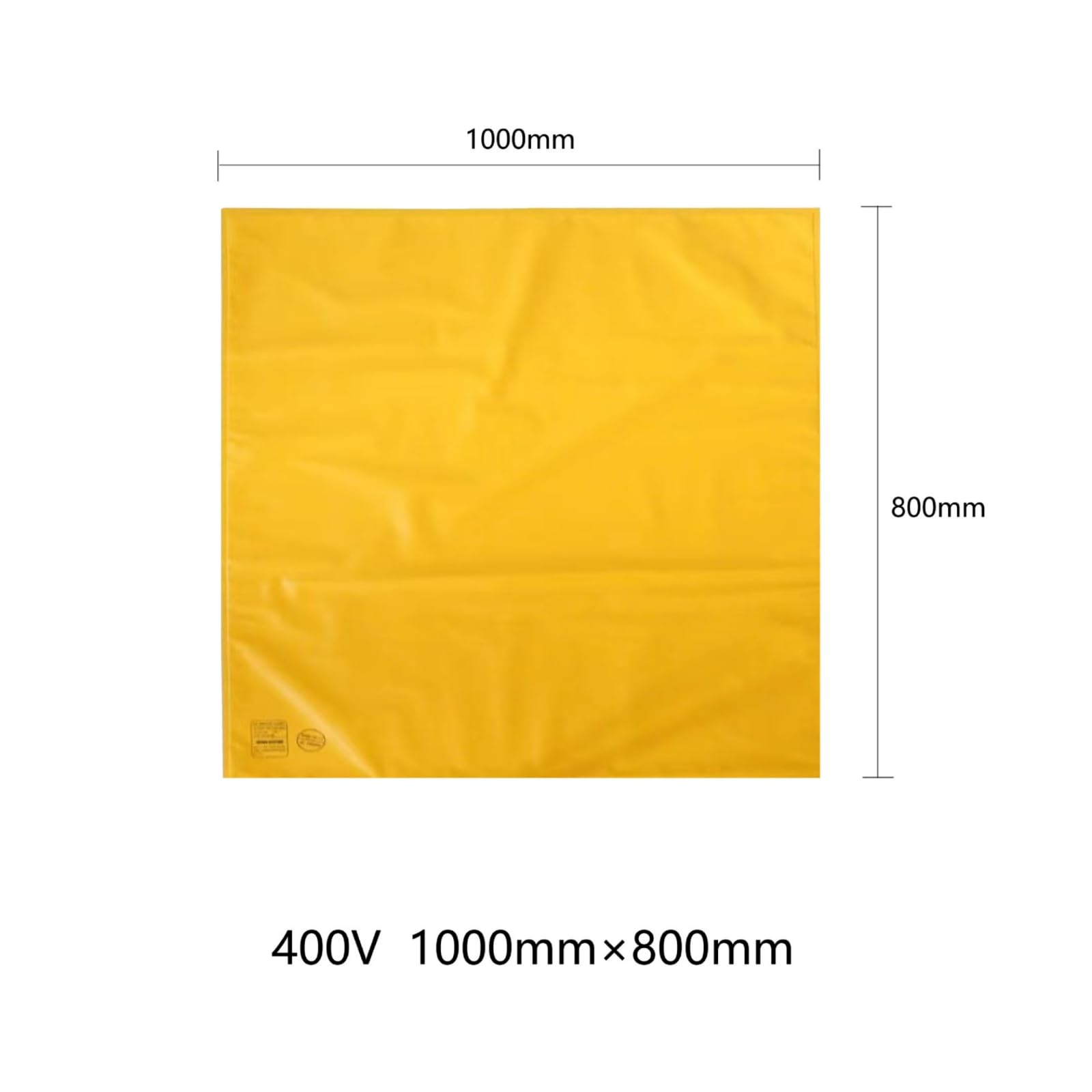 MERIGLARE Manta Aislante Eléctrica Aislante Alfombra Dieléctrica Funda Protectora Lámina Flexible Que Facilita la Manipulación y la Colocación Bordes Terminados, 1000mm X 800mm