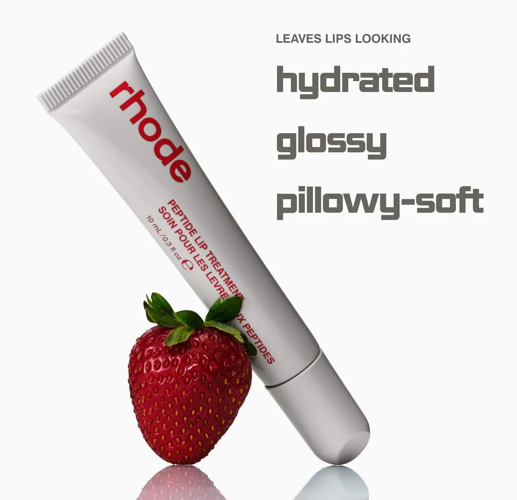 Amazon.com : Rhode Peptide Lip Treatment in Strawberry Glaze Size