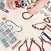 WinWonder Jewellery Making Kit,1275 pcs Jewellery Finding Set,17 pcs Jewellery Repair Tools for Making Bracelets,Earrings,DIY Handmade Etc