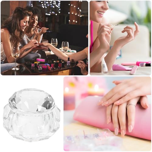 Copa de Cristal para Mezclar Líquidos de Manicura miniatura 3