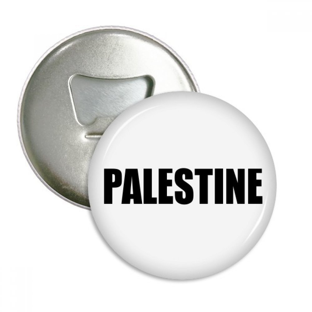 Décapsuleur Palestine cadeau argent 3pcs aimanté noir pour ami