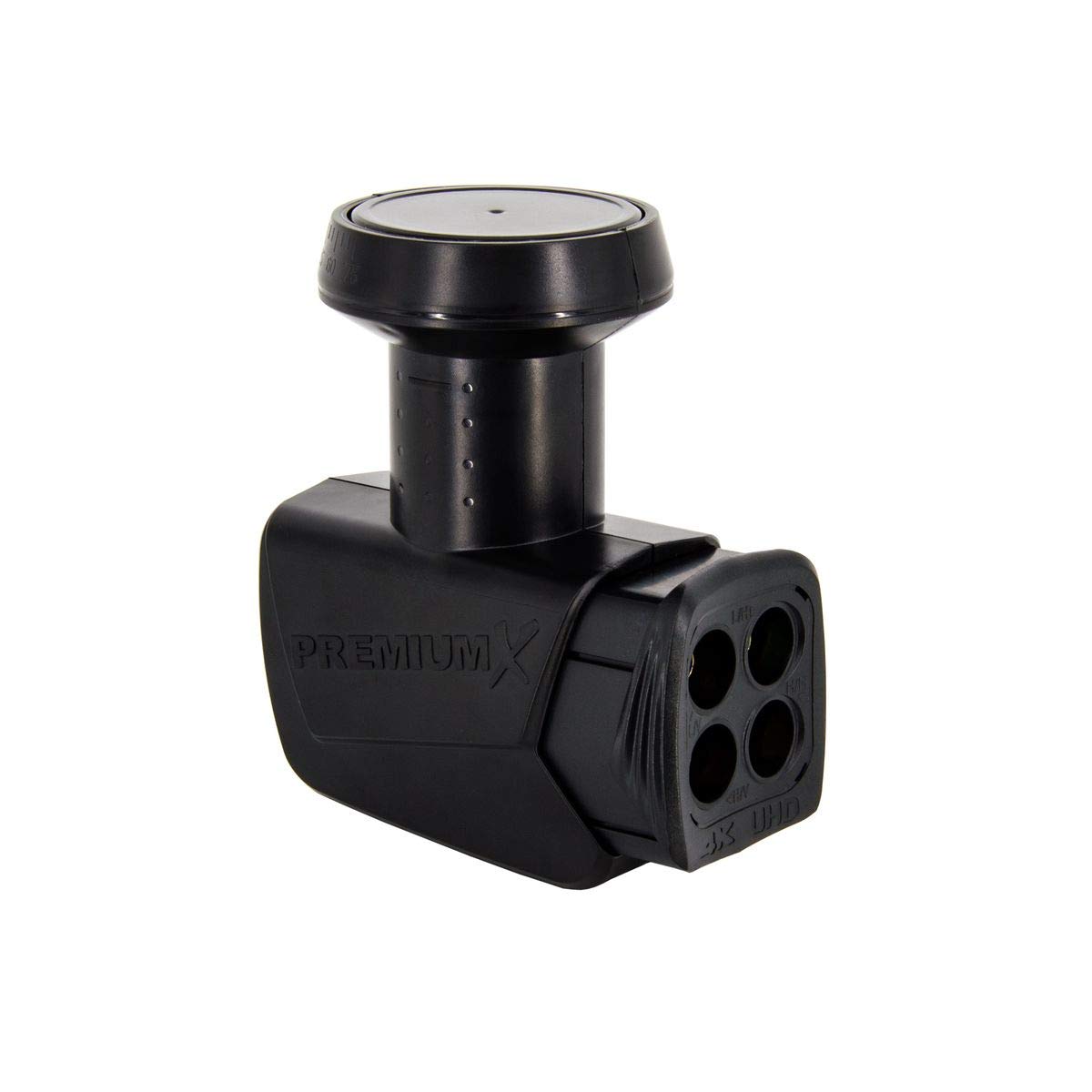 Premium X Satelliten-Komplettanlage 80cm Satellitenschüssel Multischalter 5-8 Multiswitch Quattro LNB 24x Stecker SAT 8 Teilnehmer