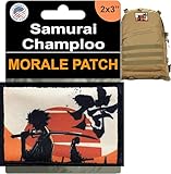 Samurai Champloo Morale Patch. Perfect for your Tactical Military Army Gear, Backpack, Operator Baseball Cap, Plate Carrier or Vest. 2x3
