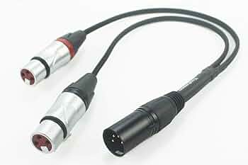 Amazon | [ 4 Pin XLR変換XLR ] 4 Pin XLR to XLR(L-R)銀メッキ