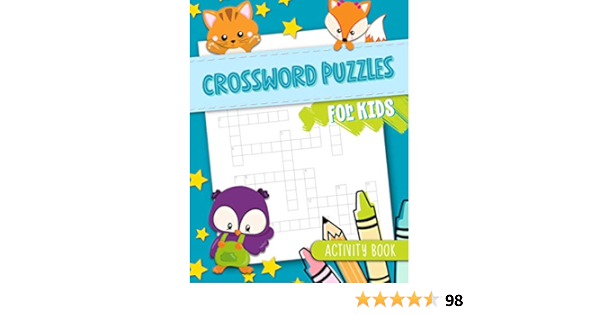 Crossword Puzzles for Kids - Activity book: 50 Word Games for ...