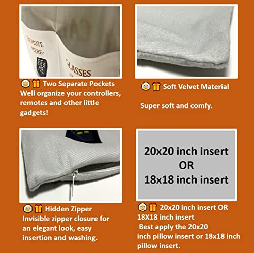 Nana Gifts Grandma Gifts, 2-Pocket Nana Throw Pillow Covers 18X18 Inch And Engraved Spoon Birthday Christmas Stocking Stuffers Valentine's Day Gifts For Granny Gigi Mimi Grandmother #TOP3