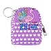 Produktbild 1x Cxssxling Geldbeutel Damen Geldbörse Cartoon Flamingo Damen Madchen Portemonnaie Reißverschluss Geldbörse Münzen Taschen Lila