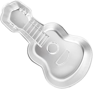 Uonlytech 1 Peça Molde De Bolo Decoração Infantil Mini Forno De Pizza Mini Forno Assadeira Moldes De Bolo Em Forma De Trevo Assadeira Em Forma De Guitarra Molde De Bolo Molde De Cozimento