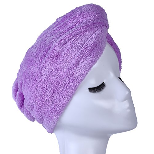 Yyxr Microfiber Hair Drying Towel Ultra Absorbent Twist Hair Turban Drying Cap Hair Wrap #TOP4