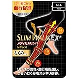 スリムウォーク 着圧レギンス メディカル リンパ レギンス ブラック M-L 着圧 むくみ 弾性ストッキング 【一般医療機器】 【Amazon.co.jp 限定】
