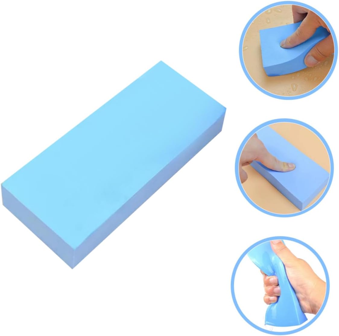 High-Density Multi-Use Artist Sponge for Acrylic and Watercolor Painting – Water Absorbent Sponge for Clean-Up and Crafting for Artists and Beginners