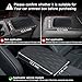 Amiss Auto Center Console Pad, Universal Waterproof Car Armrest Seat Box Cover, Car Interior Accessories, Leather Auto Armrest Cover Protector for Most Vehicle, SUV, Truck (Black)