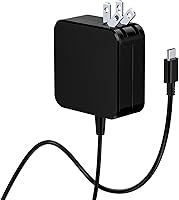 Vista 1 de Adaptador de corriente plegable PD de 65 W45 W, cargador rápido USB C para Steam DeckNintendo SwitchSteam Deck TV Dock