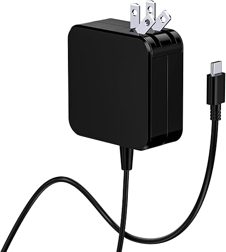 Adaptador de corriente plegable PD de 65 W45 W, cargador rápido USB C para Steam DeckNintendo SwitchSteam Deck TV Dock