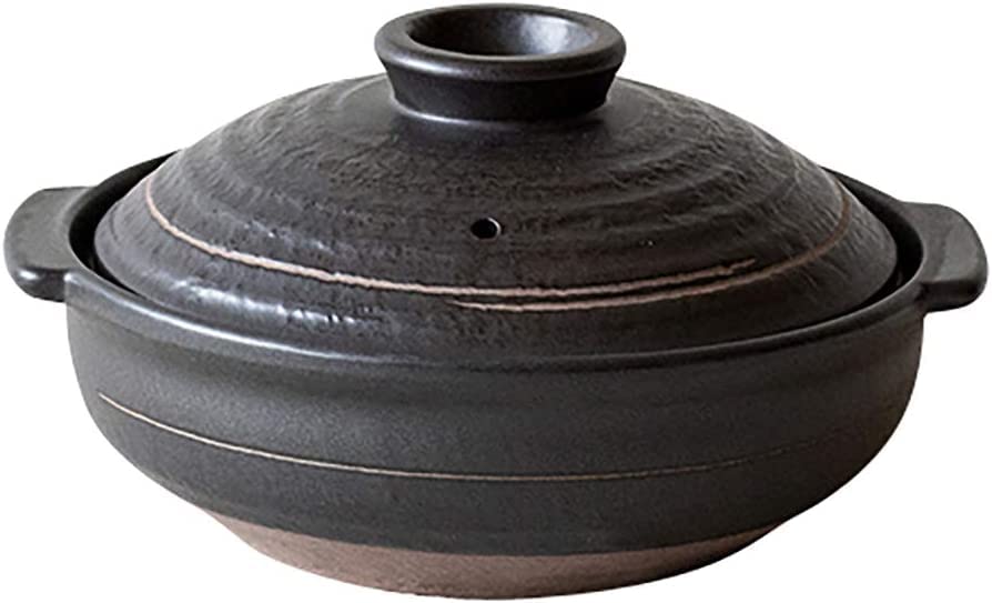 Amazon｜耐熱 耐久性を持つ 四日市の伝統工芸品である 萬古焼 土鍋 9号