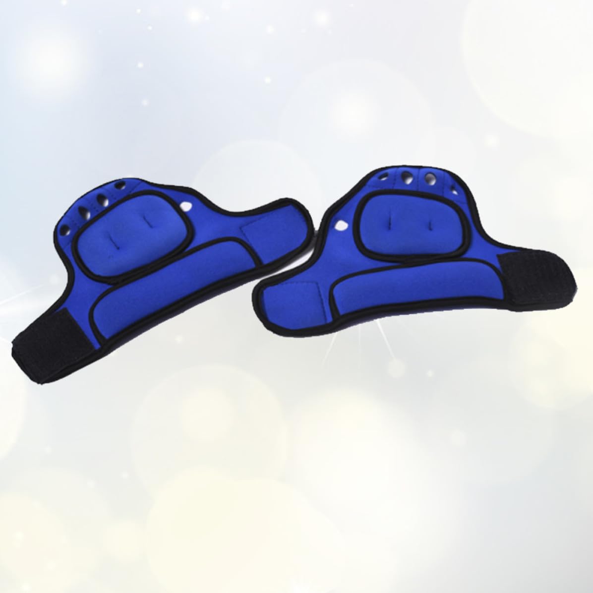 Totority Guantes de Gimnasio de Resistencia, Guantes Peso de 1kg, Azul, Poliéster y Arena, Transpirables y Cómodos, para Caminar y Trotar, Hombre y Mujer
