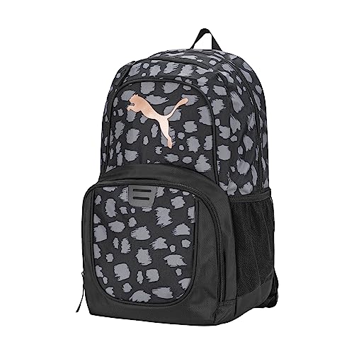 puma contender backpack rose gold cheetah one size