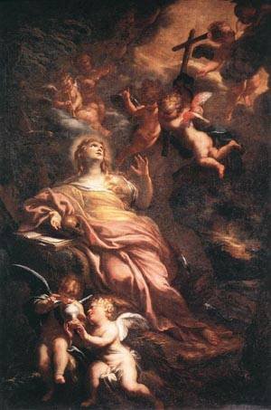 Peinture à l'huile Domenico Piola pour sublimer votre décoration de salon baroque